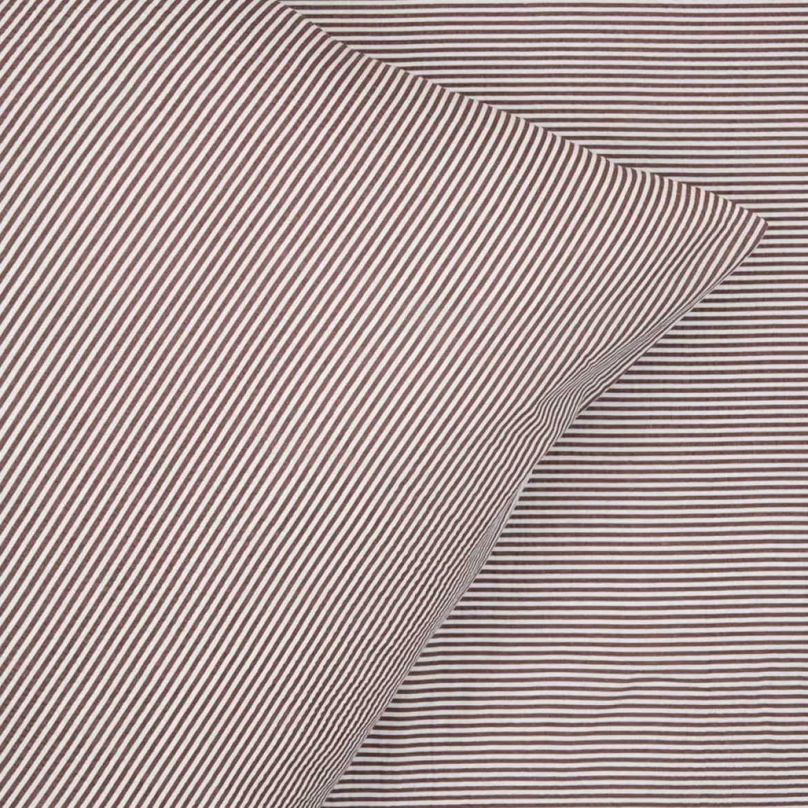 Baby sengesæt 70x100 cm - Nano krepp - brun - Luna Denmark