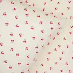 Baby sengetøj 70x100 - bomuldssatin - Cherry - Luna Denmark