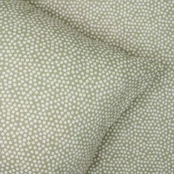 Baby sengetøj 70x100 - bomuldssatin - Ebbe - grøn - Luna Denmark