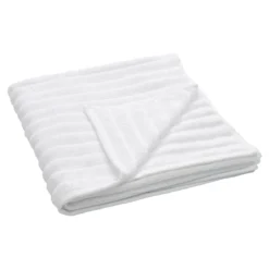 Bambus badehåndklæde 70x140 cm - Zero twist - hvid - Prima