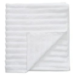 Bambus badehåndklæde 70x140 cm - Zero twist - hvid - Prima