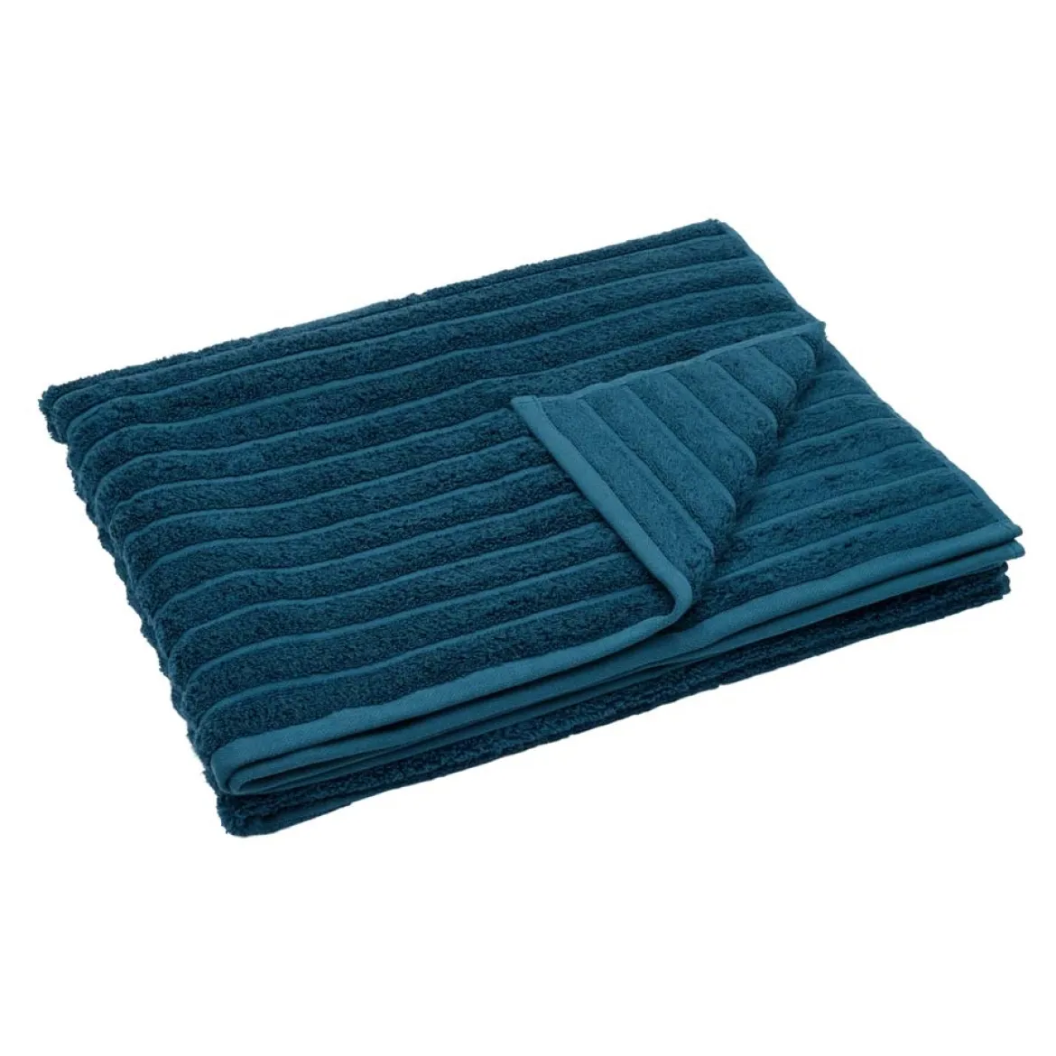 Bambus badelagen 100x150 cm - Zero twist - blå - Prima