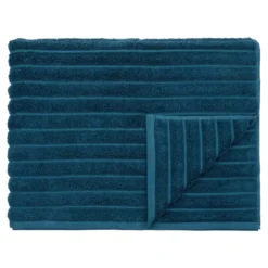 Bambus badelagen 100x150 cm - Zero twist - blå - Prima