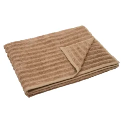 Bambus badelagen 100x150 cm - Zero twist - lys brun - Prima