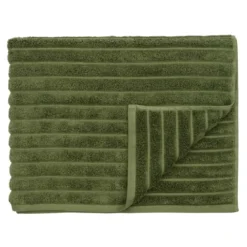Bambus badelagen 100x150 cm - Zero twist - oliven - Prima