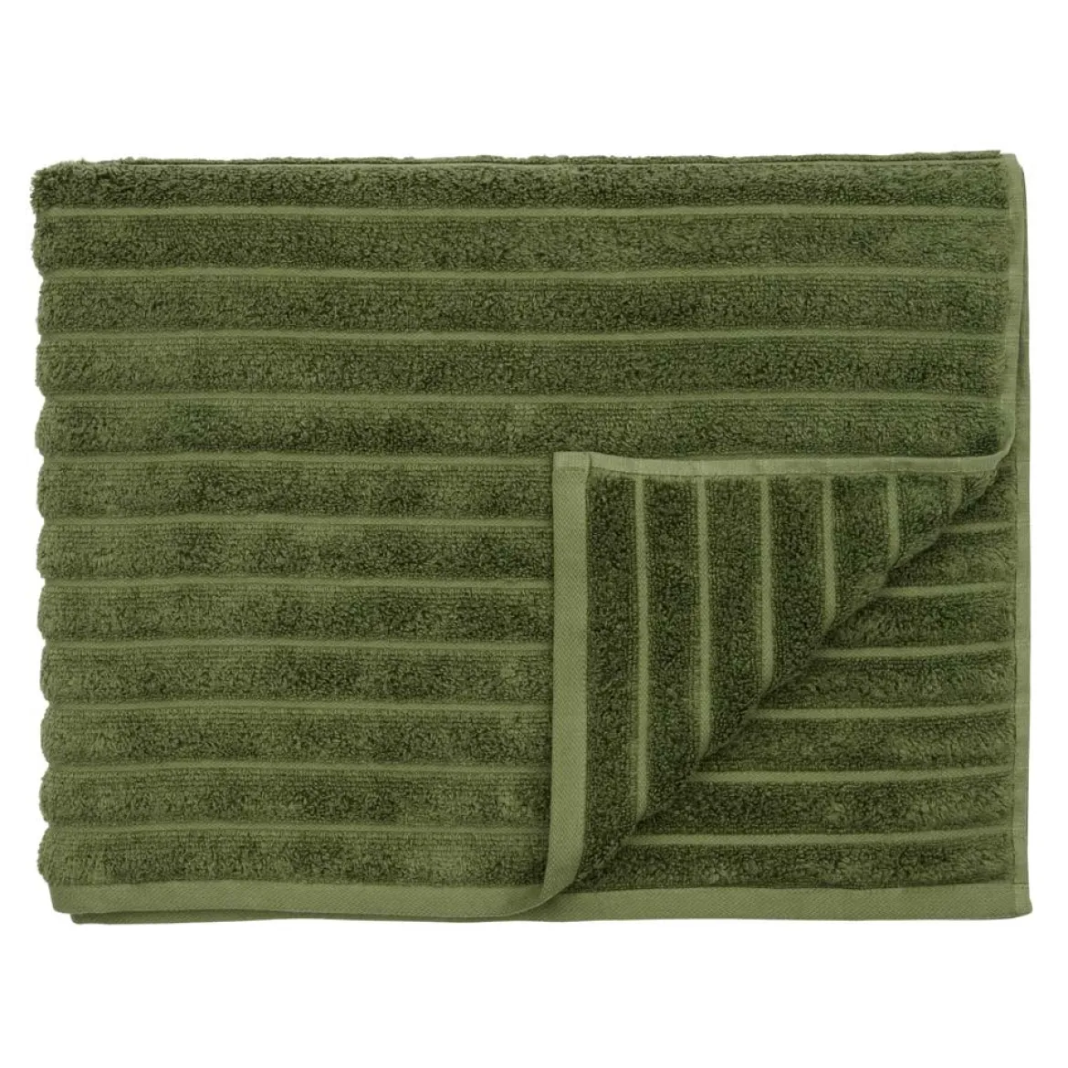 Bambus badelagen 100x150 cm - Zero twist - oliven - Prima