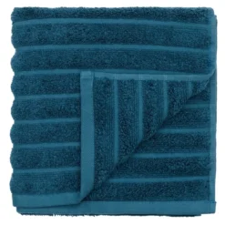 Bambus håndklæde 50x100 cm - Zero twist - blå - Prima