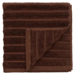 Bambus håndklæde 50x70 cm - Zero twist - mørk brun - Prima