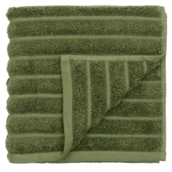 Bambus håndklæde 50x100 cm - Zero twist - oliven - Prima
