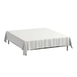 Bambus lagen - Glat lagen 150x260 cm - hvid - Luna Denmark