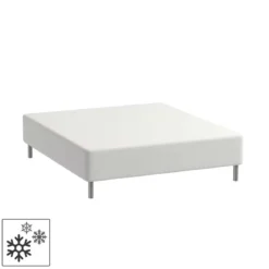 Boxlagen 60x120 cm - bomuld - Cool feel - hvid - ProSleep