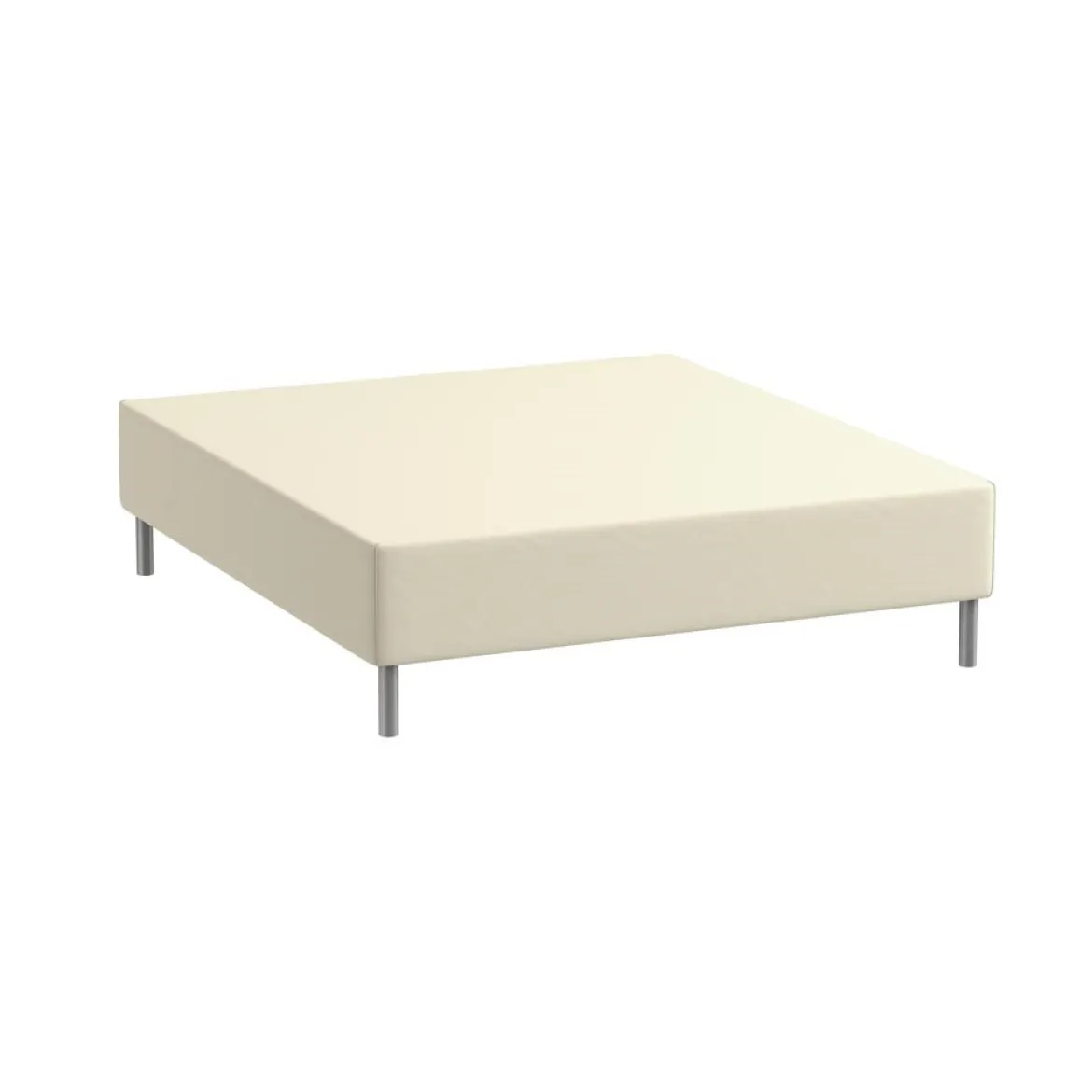 Boxlagen 100x200 cm - bomuldssatin - Soft feel - ivory - ProSleep