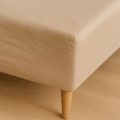 Boxlagen 100x200 cm - bomuldssatin - Soft feel - sand - ProSleep