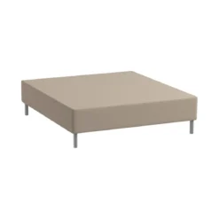 Boxlagen 100x200 cm - bomuldssatin - Soft feel - sand - ProSleep