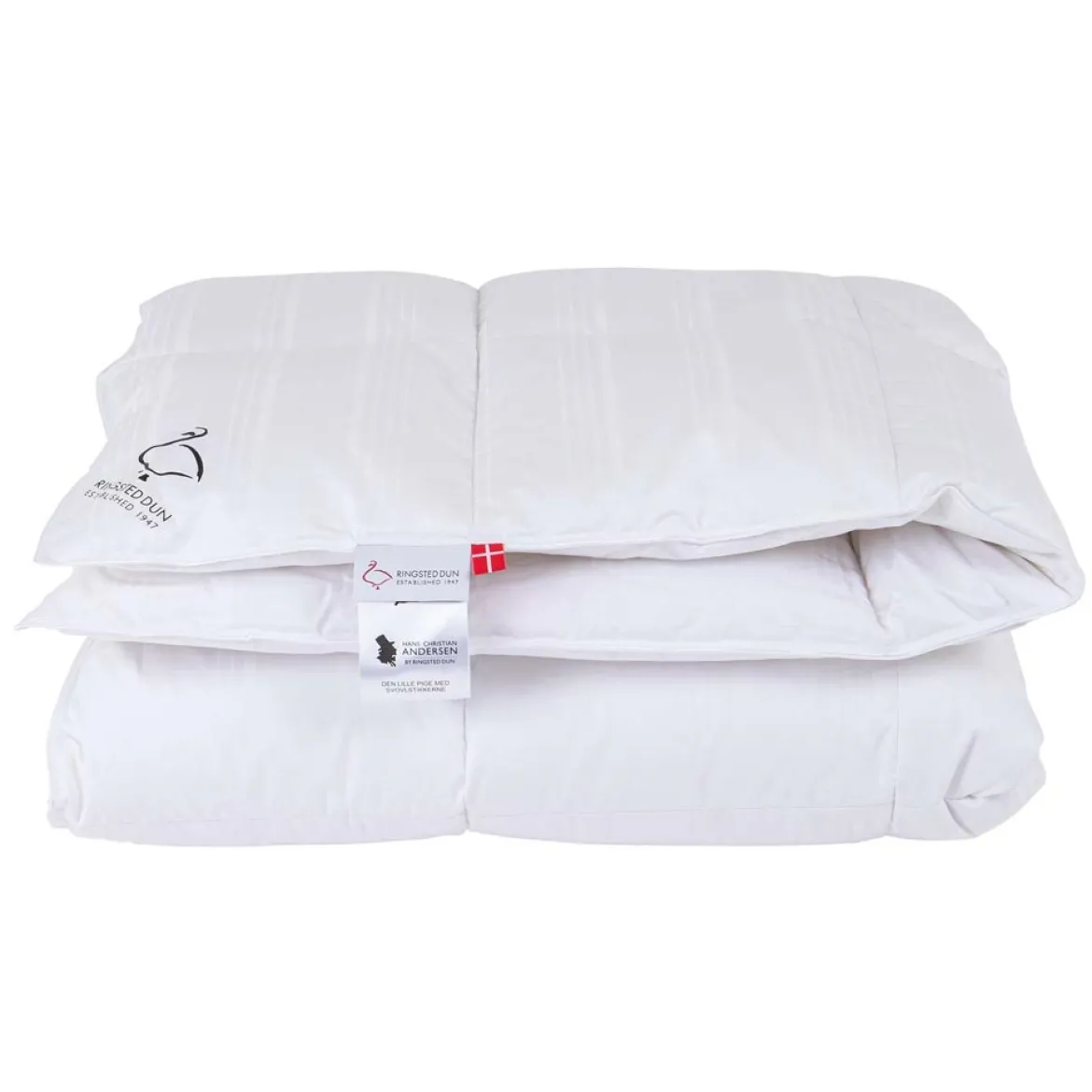Dobbeltdyne 240x220 cm - Den lille pige - gåsedun - varm - Ringsted Dun