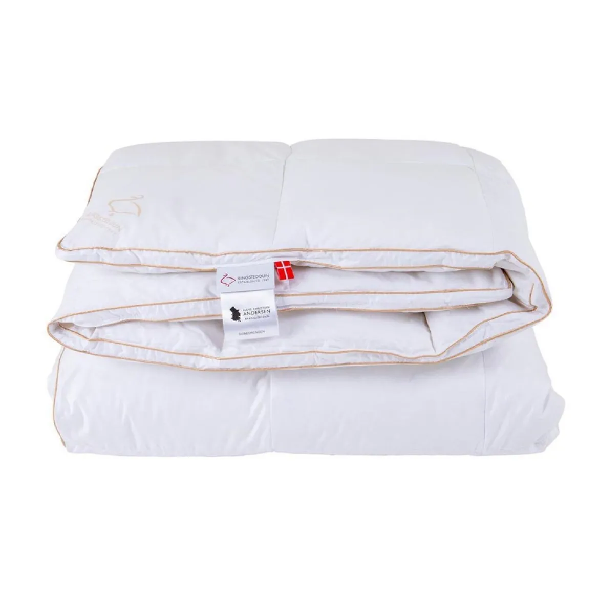Dobbeltdyne 240x220 cm - Svinedrengen - moskusdun - varm - Ringsted Dun