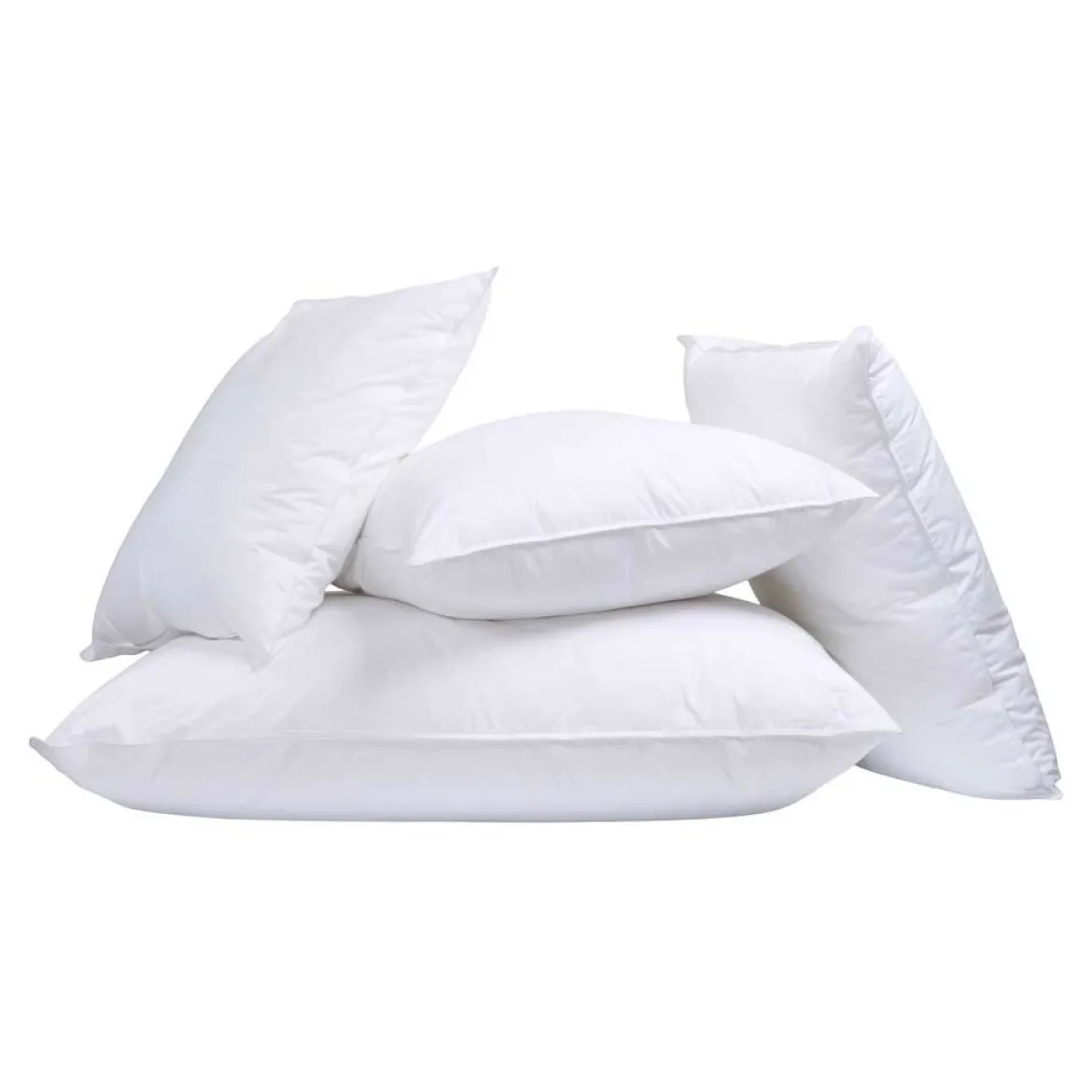 Downlike puden 80x80 cm - kompakt og Støttende - ProSleep - Dansk Produceret