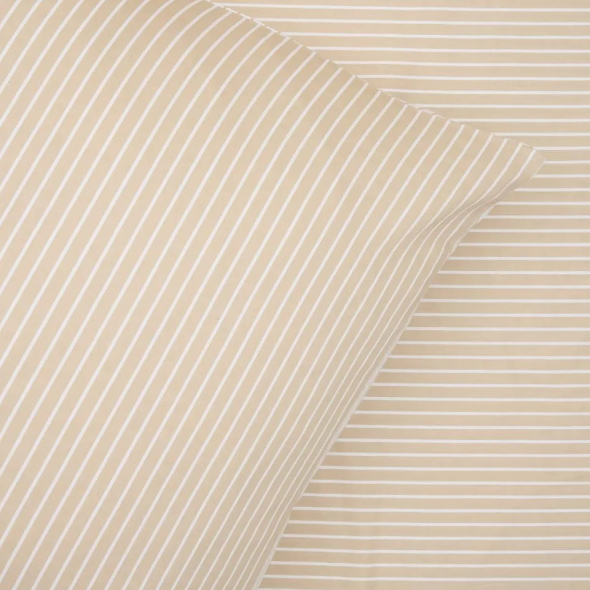 Junior sengesæt 100x140 cm - bomuldssatin - Blokhus - latte - Luna Denmark