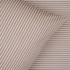 Junior sengesæt 100x140 cm - bomuldssatin - Blokhus - taupe - Luna Denmark