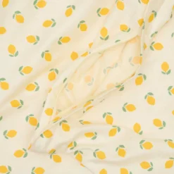 Junior sengesæt - 100x140 cm - bomuldssatin - Lemon - Luna Denmark