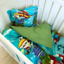 Junior sengesæt 100x140 cm - Brandbil - Luna Denmark Kids