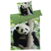 Junior sengesæt 100x140 cm - Panda - Luna Denmark Kids