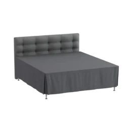 Kappelagen 200x220x42 cm - bomuldssatin - anthrazite - ProSleep