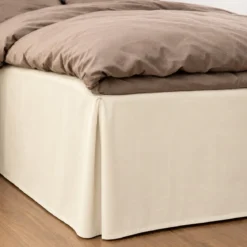 Kappelagen 90x200x42 cm - bomuldssatin - ivory - ProSleep