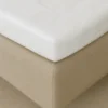 Kuvertlagen 80x210 cm - bomuldssatin - hvid - ProSleep