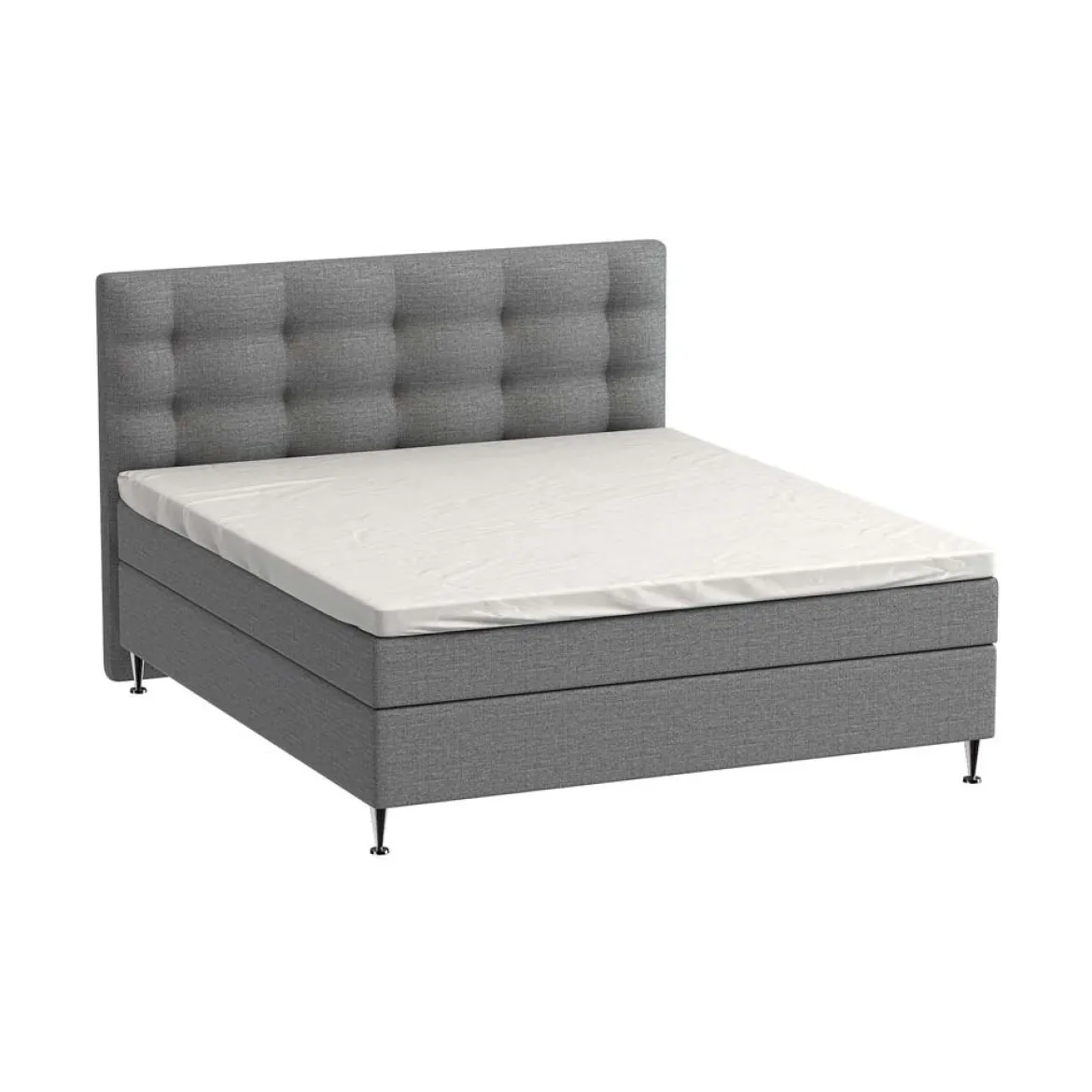 Kuvertlagen 80x210 cm - bomuldssatin - hvid - ProSleep