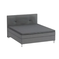 Kuvertlagen 100x200 cm - bomuldssatin - Soft feel - anthrazite - ProSleep