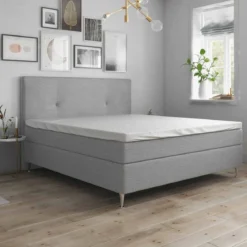 Kuvertlagen 80x200 cm - bomuldssatin - Soft feel - hvid - Luna Denmark