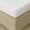 Kuvertlagen 80x200 cm - egyptisk bomuld - hvid - Norø