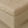 Kuvertlagen 160x200 cm - premium bomuldssatin - sand - Luna Denmark