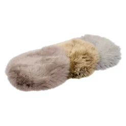 Lammeskind siddehynde Ø34 cm - Ægte lammeskind - grå - Norø