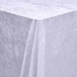 Nervøs velour dug - Hvid dug