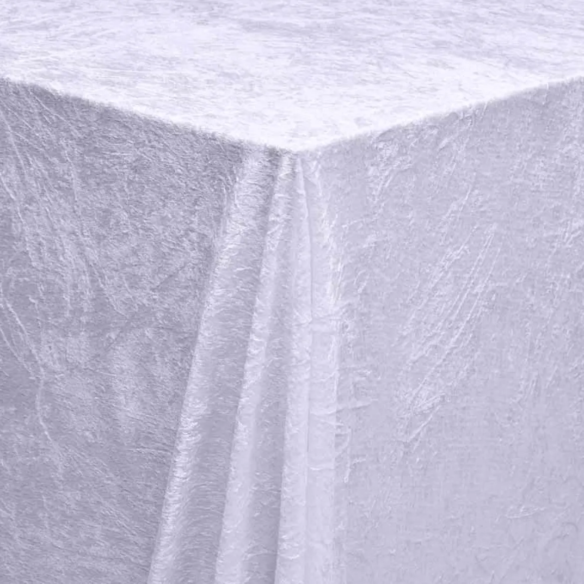 Nervøs velour dug - Hvid dug