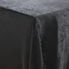 Nervøs velour dug - Sort dug