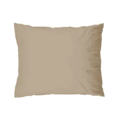 Pudebetræk 50x60 cm - bomuldssatin - Soft feel - taupe - Luna Denmark