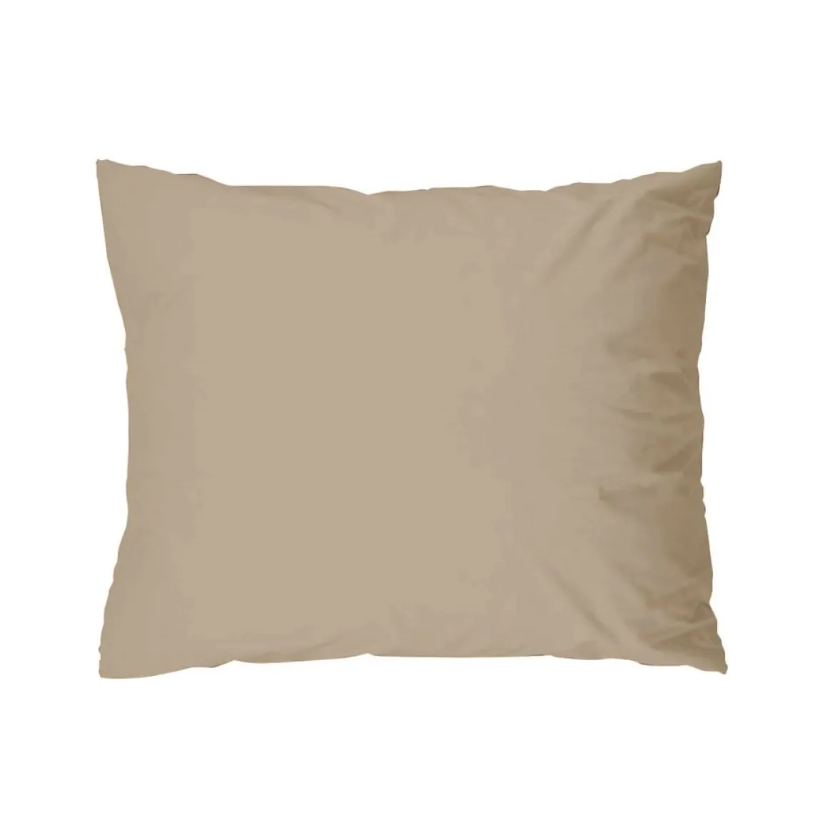 Pudebetræk 50x60 cm - bomuldssatin - Soft feel - taupe - Luna Denmark