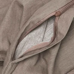 Pudebetræk 50x50 cm - stonewash - taupe - Luna Denmark
