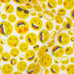 Sengesæt 140x200 cm - bomuldssatin - Smiley - Luna Denmark