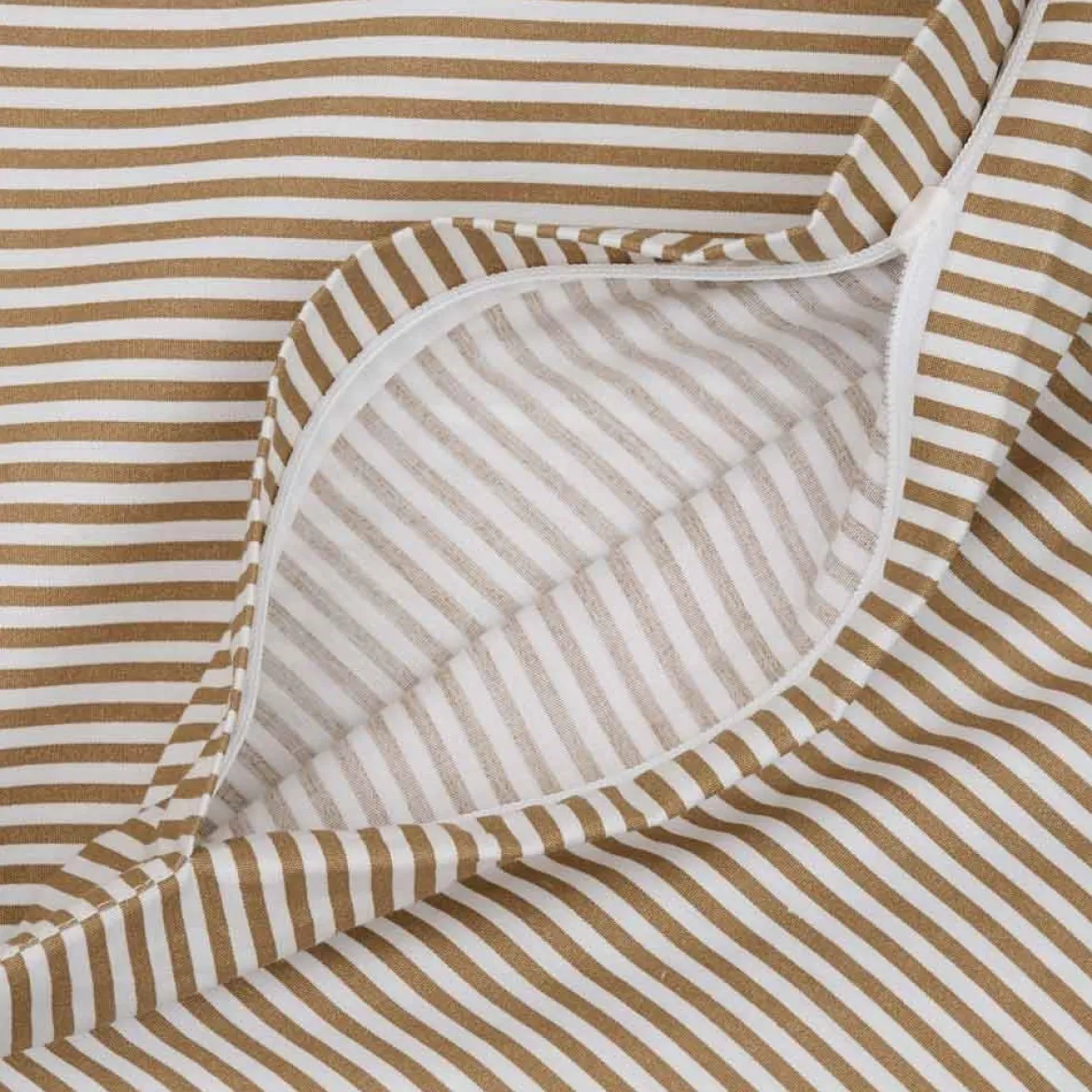 Sengesæt 240x220 cm - ekstra fin bomuld - Viggo - lys brun - Luna Denmark