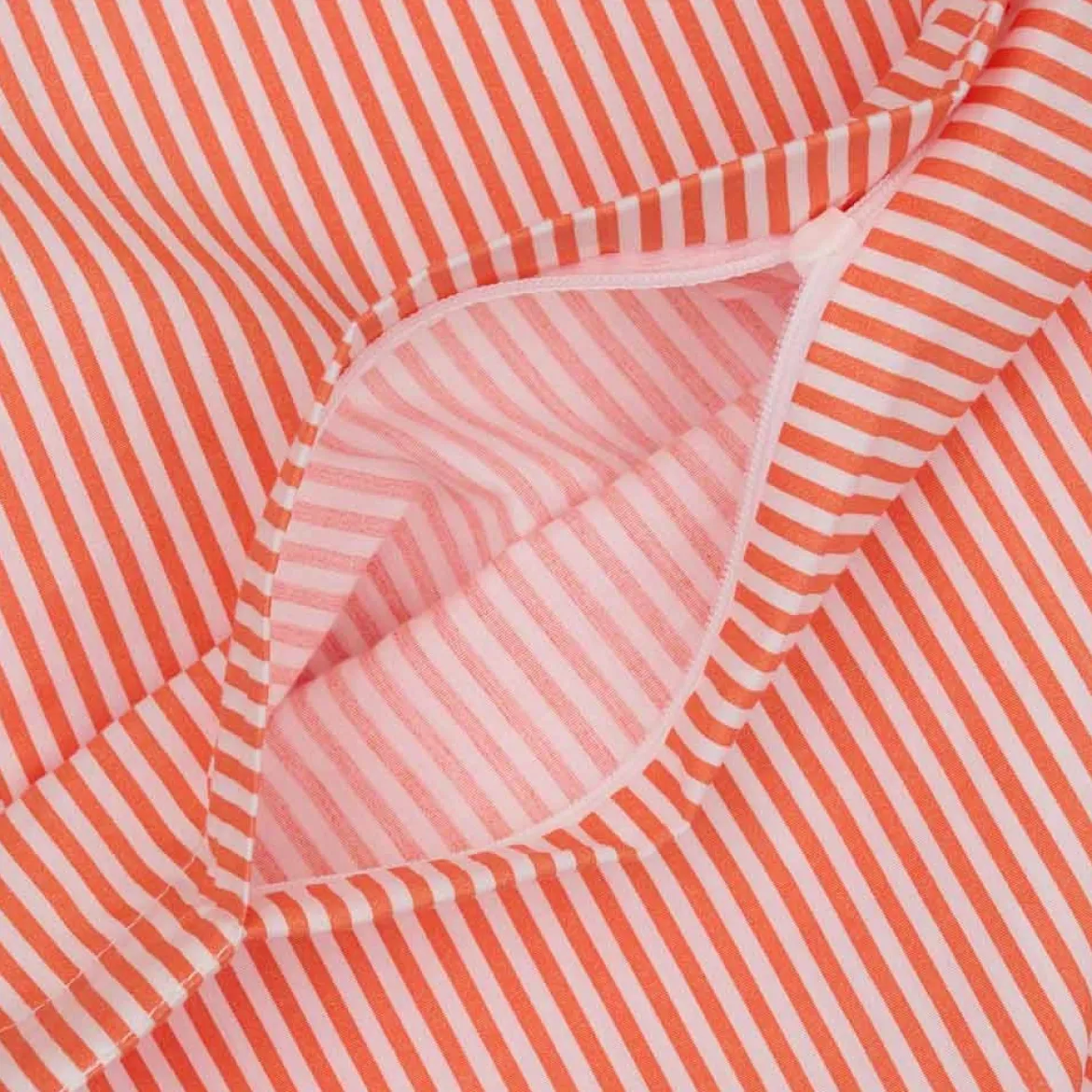 Sengesæt 140x220 cm - ekstra fin bomuld - Viggo - orange - Luna Denmark