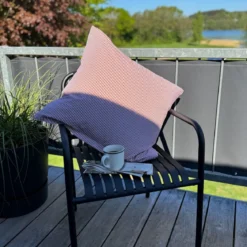 Sengesæt 140x220 cm - ekstra fin bomuld - Viggo - terracotta - Luna Denmark