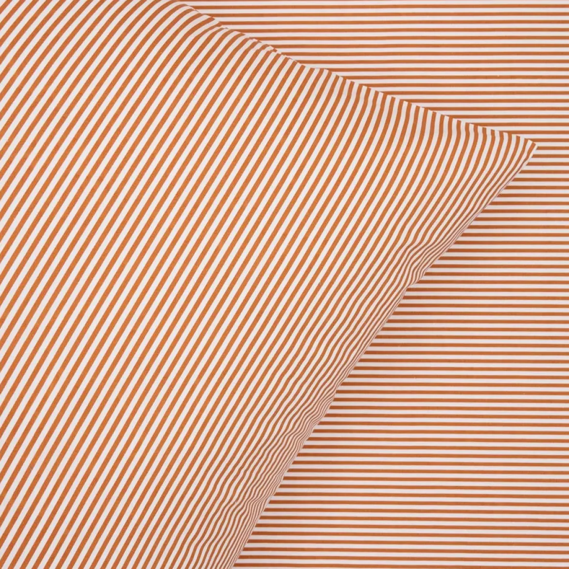 Sengesæt 140x220 cm - ekstra fin bomuld - Viggo - terracotta - Luna Denmark