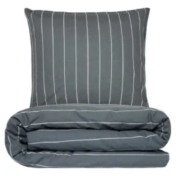 Sengesæt 200x220 cm - stonewash - Egil - grå - Luna Denmark
