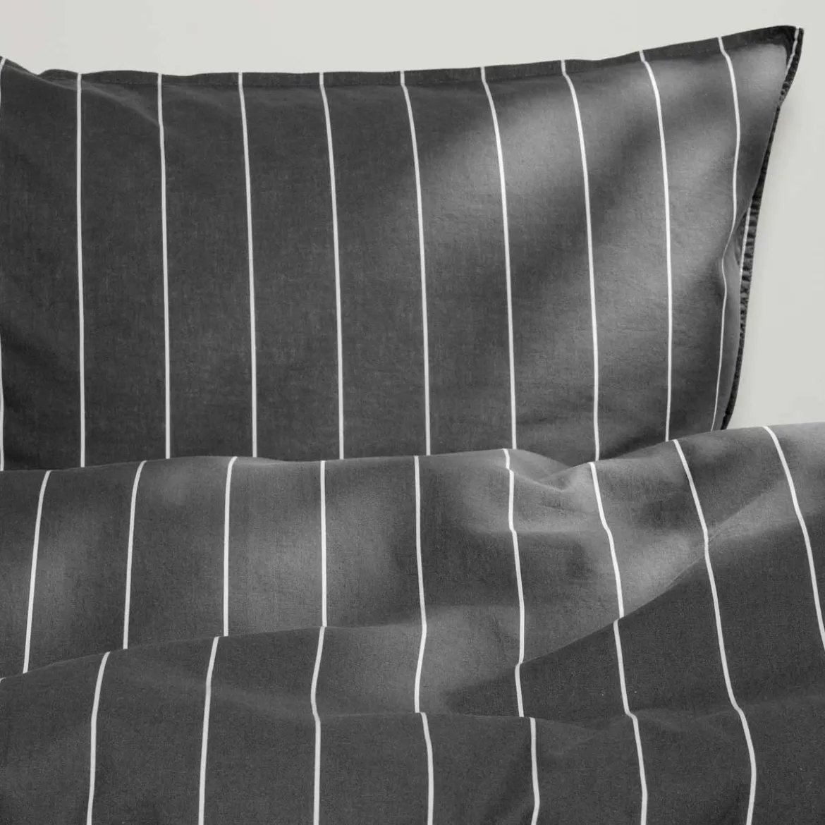 Sengesæt 140x200 cm - stonewash - Egil - grå - Luna Denmark