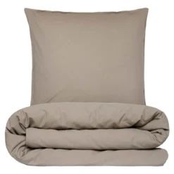 Sengesæt 240x220 cm - stonewash - taupe - Luna Denmark