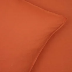Sengesæt 140x200 cm - stonewash - terracotta - Luna Denmark